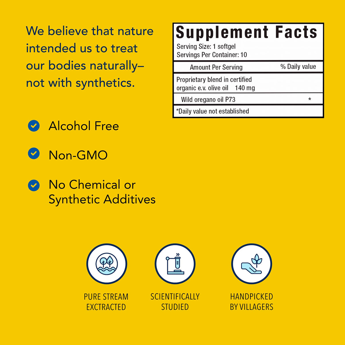North American Herb & Spice Oreganol P73 Immune Support - 10 Softgels - image 4