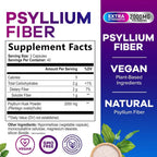 Nature's Peak Psyllium Husk Powder 2000mg Per Serving - Soluble Fiber