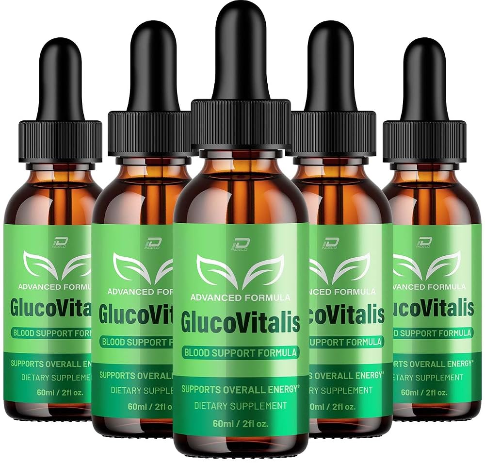 Indelo Gluco Vitalis Liquid Drops Advanced Formula - 5 Pack
