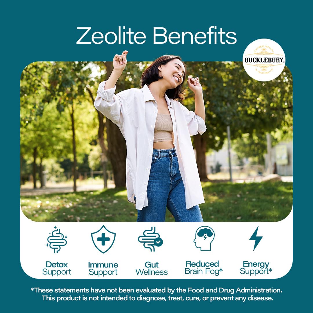 BUCKLEBURY Micronized Zeolite Capsules - 90 Vegan Capsules - image 4