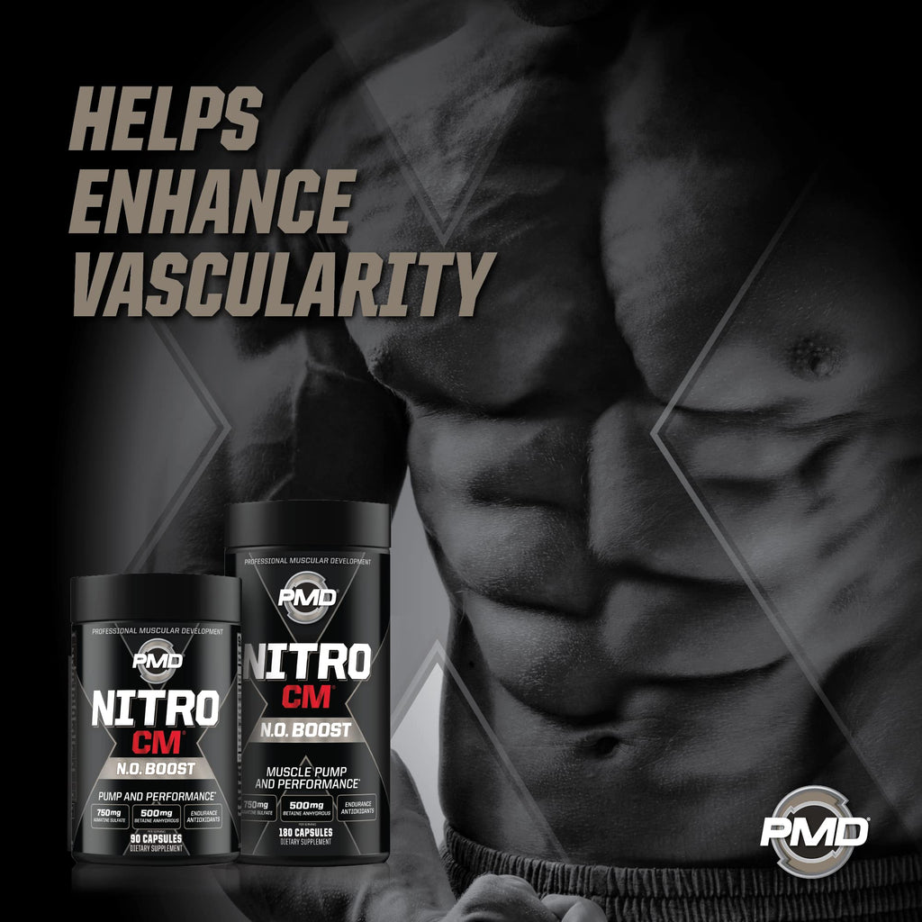 PMD Sports Nitro CM Nitric Oxide Booster with Agmatine - 90 Capsules - image 5