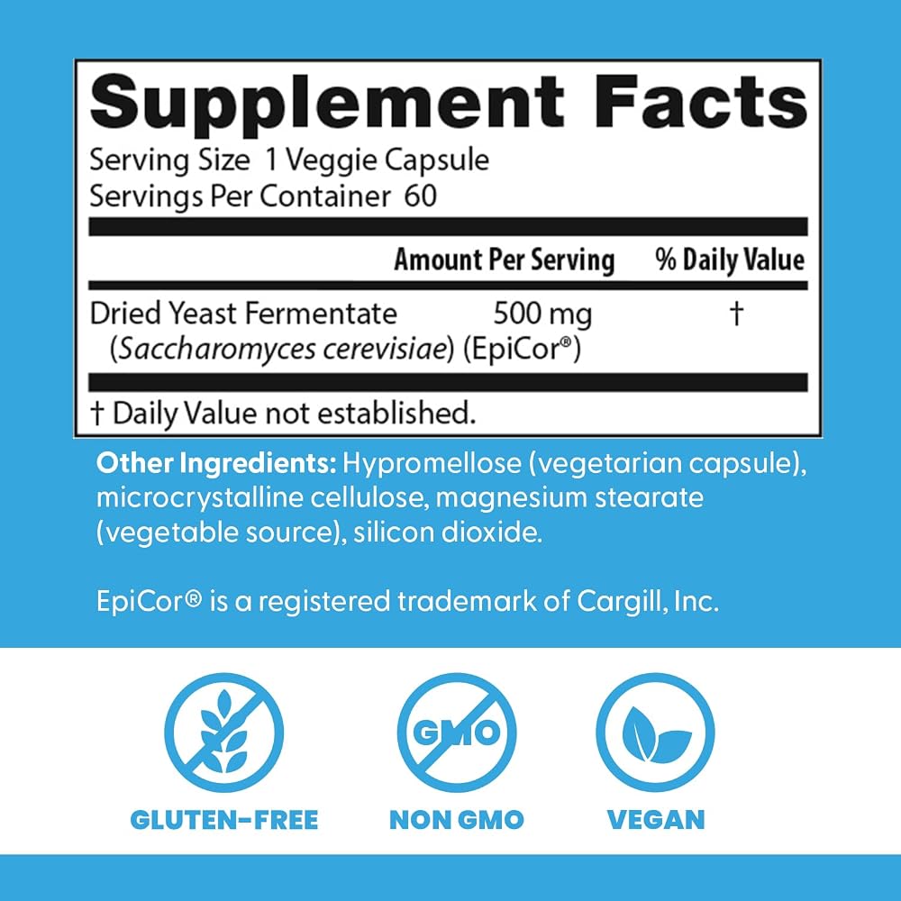 Doctor's BEST EpiCor Immune Support Postbiotic - 60 Vegetarian Capsules - image 4