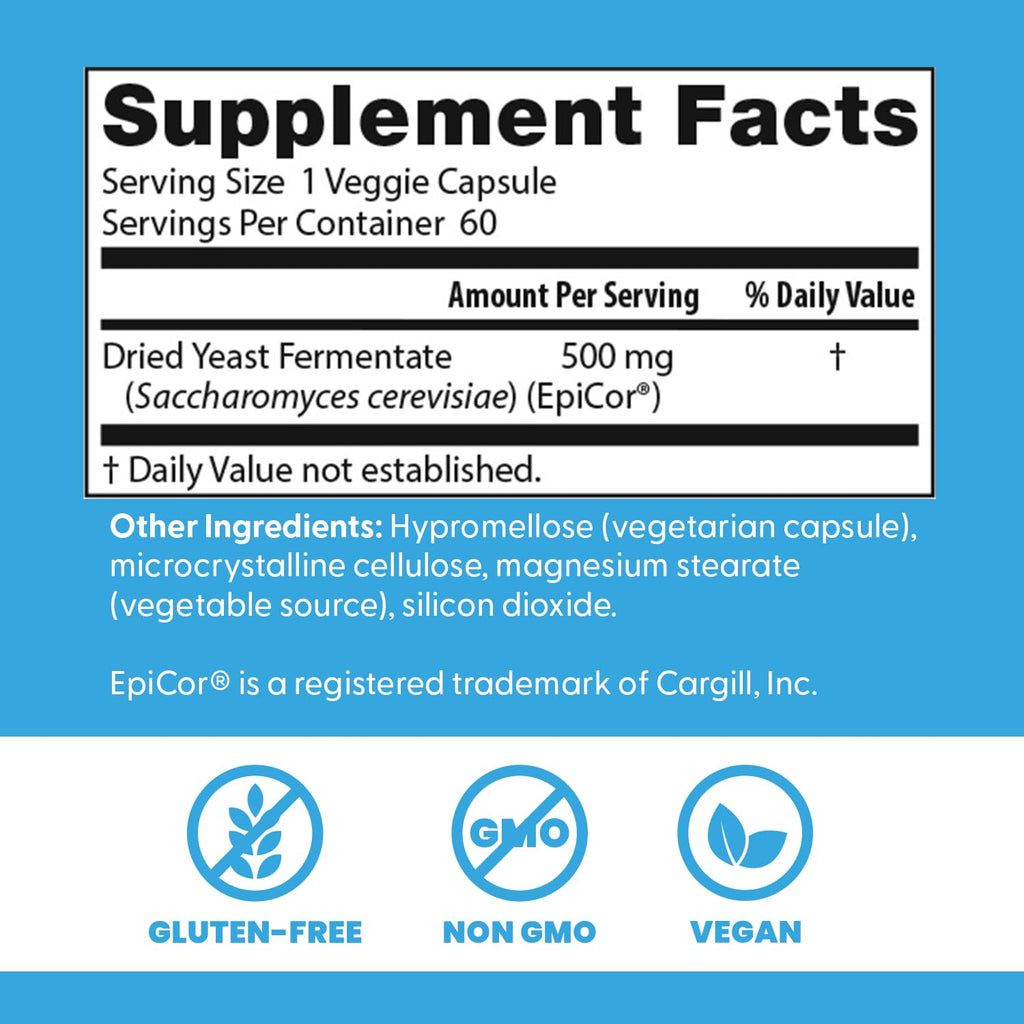 Doctor's BEST EpiCor Immune Support Postbiotic - 60 Vegetarian Capsules - image 4
