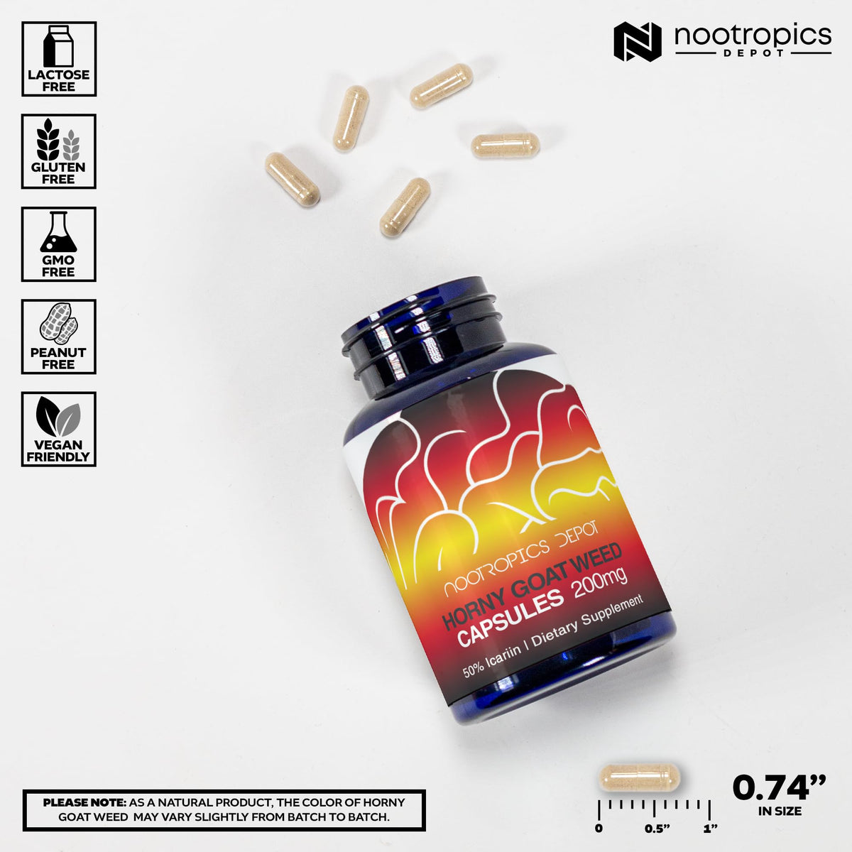 Nootropics Depot Horny Goat Weed Capsules