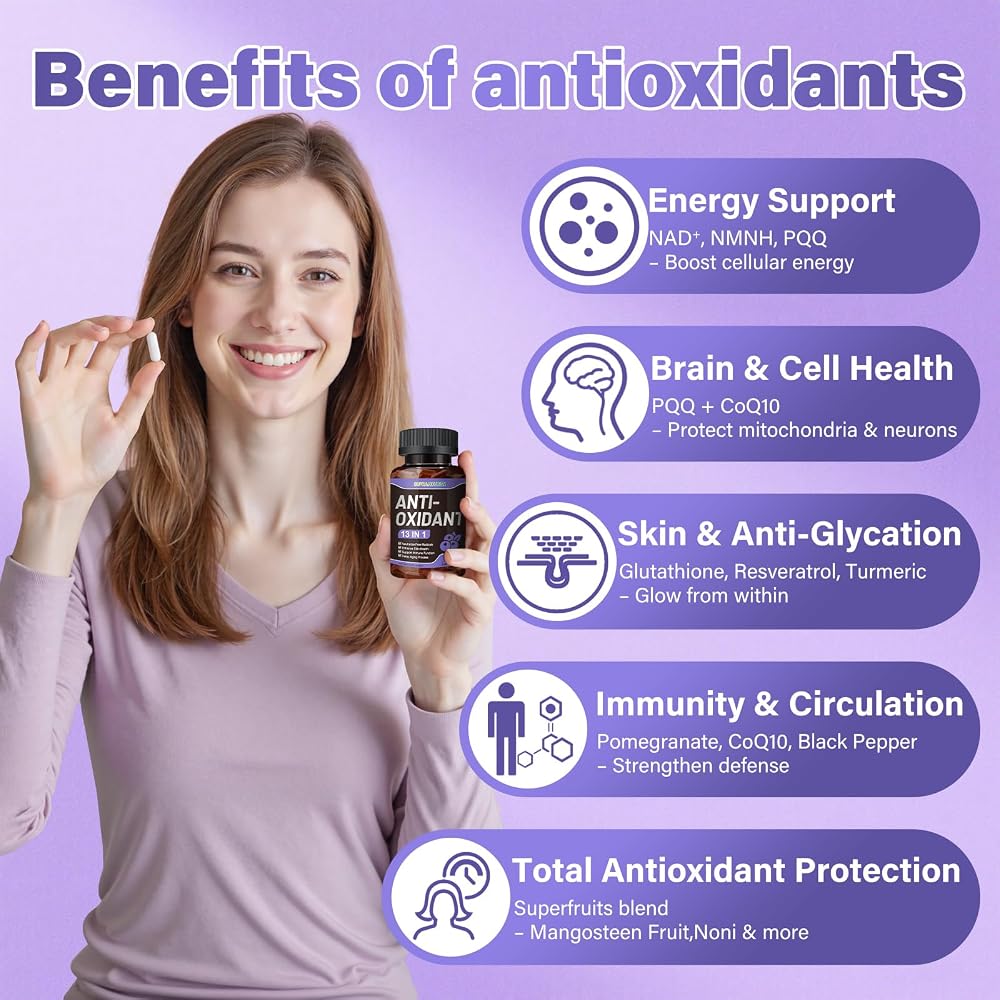 SUPRANOURISH 13-in-1 Antioxidants Supplement - 120 Capsules - image 4