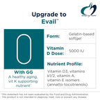Designs for Health ADK Evail Vitamin D3 5000 IU - 60 Softgels - image 3