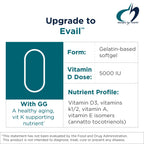 Designs for Health ADK Evail Vitamin D3 5000 IU - 60 Softgels - image 3