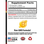 SKIN CARE SOLUTIONS Methylcobalamin Vitamin B-12 5000 - 180 Tablets - image 5