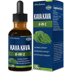 Nurbetoxa Kava Kava Root Extract Drops for Sleep Support - 2 Fl Oz