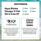 Enzymedica Aqua Biome Maximum Strength Omega 3 Fish Oil