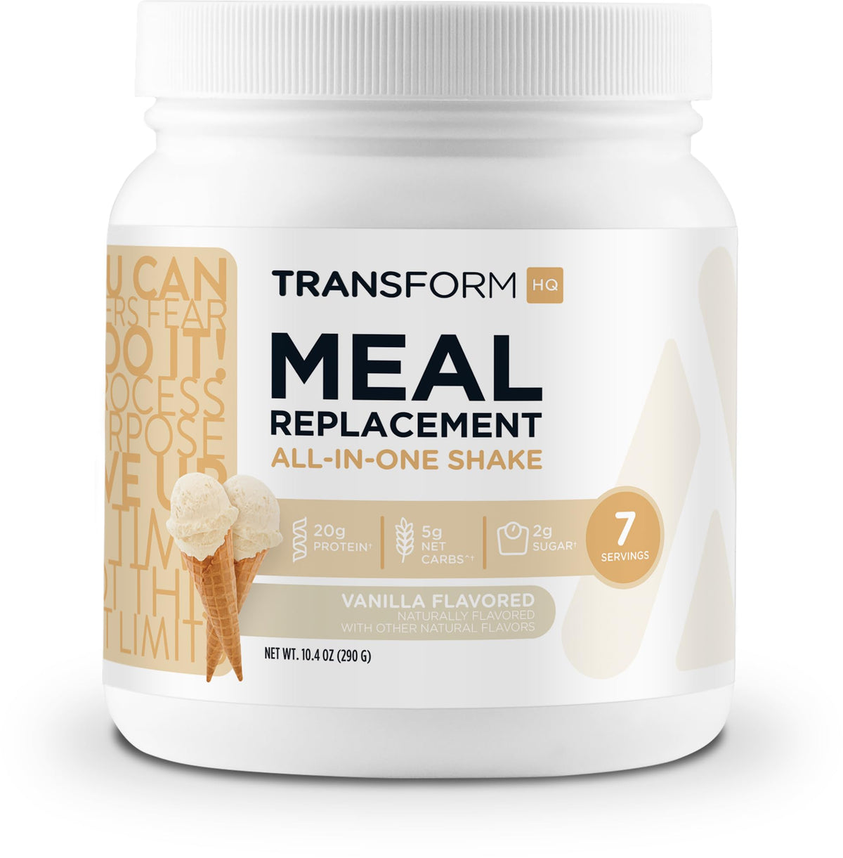 TransformHQ Meal Replacement Shake Powder 7 Servings (Peach Milkshake