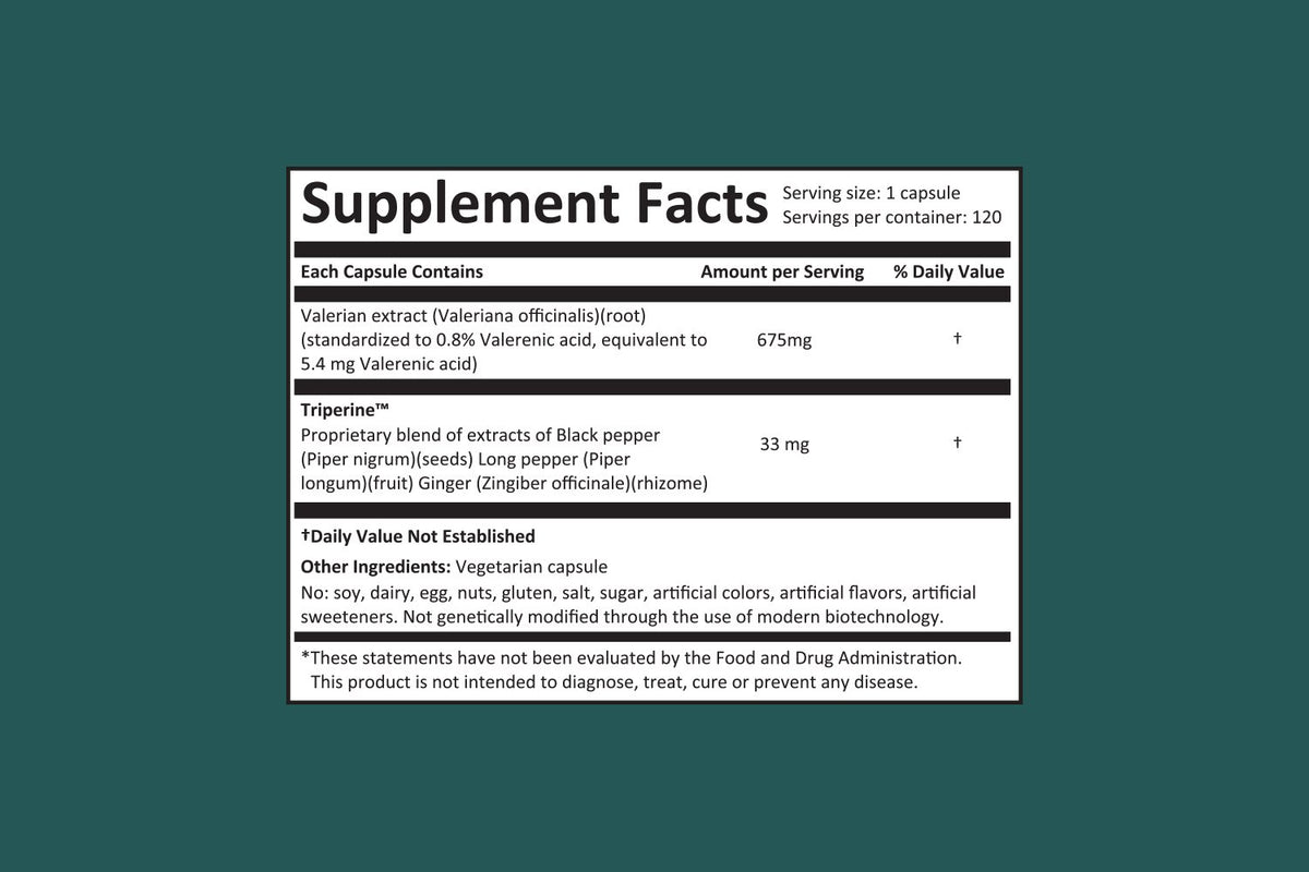 Harmony Nutraceuticals Valerian Ayurvedic Sleep Support - image 3