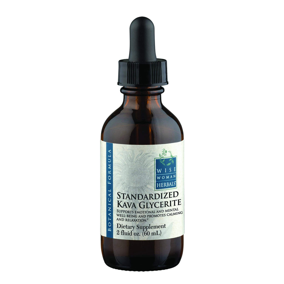 Wise Woman Herbals Kava Glycerite Nervous System Support - 2 Fl Oz