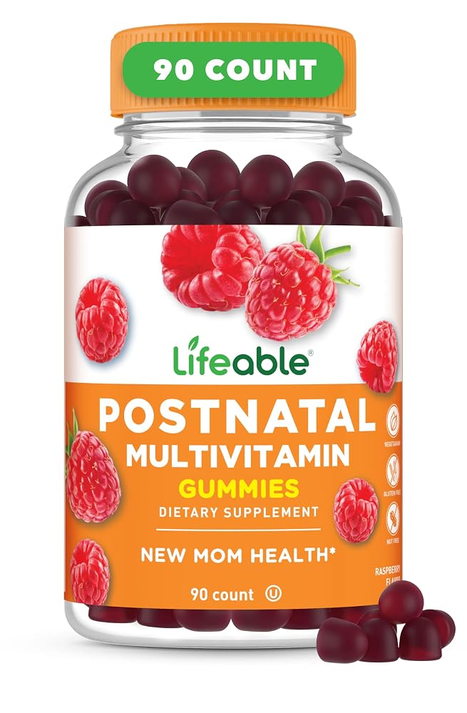 Lifeable Postnatal Multivitamin with Iron - 90 Gummies