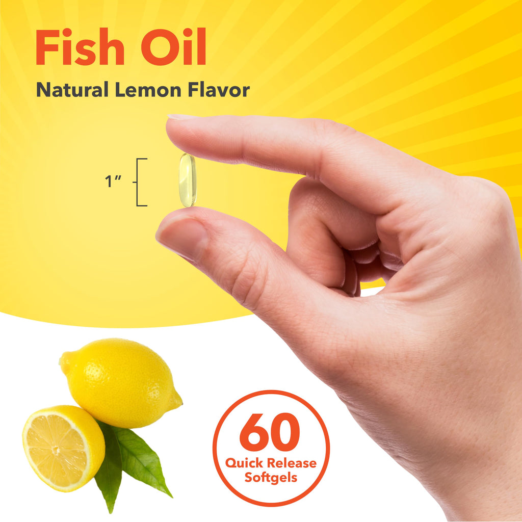 Sundance Fish Oil Omega 3 Supplement 1000mg - 60 Softgels - image 6