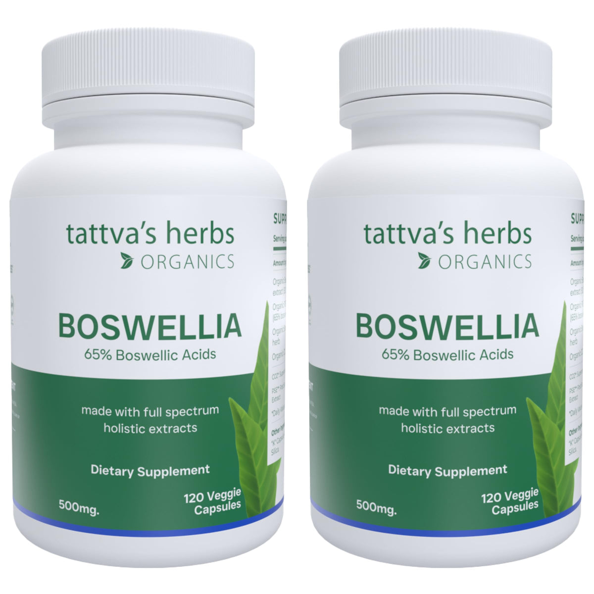 Tattva's Herbs Boswellia Serrata CO2 Extract - 240 Vegetarian Capsules