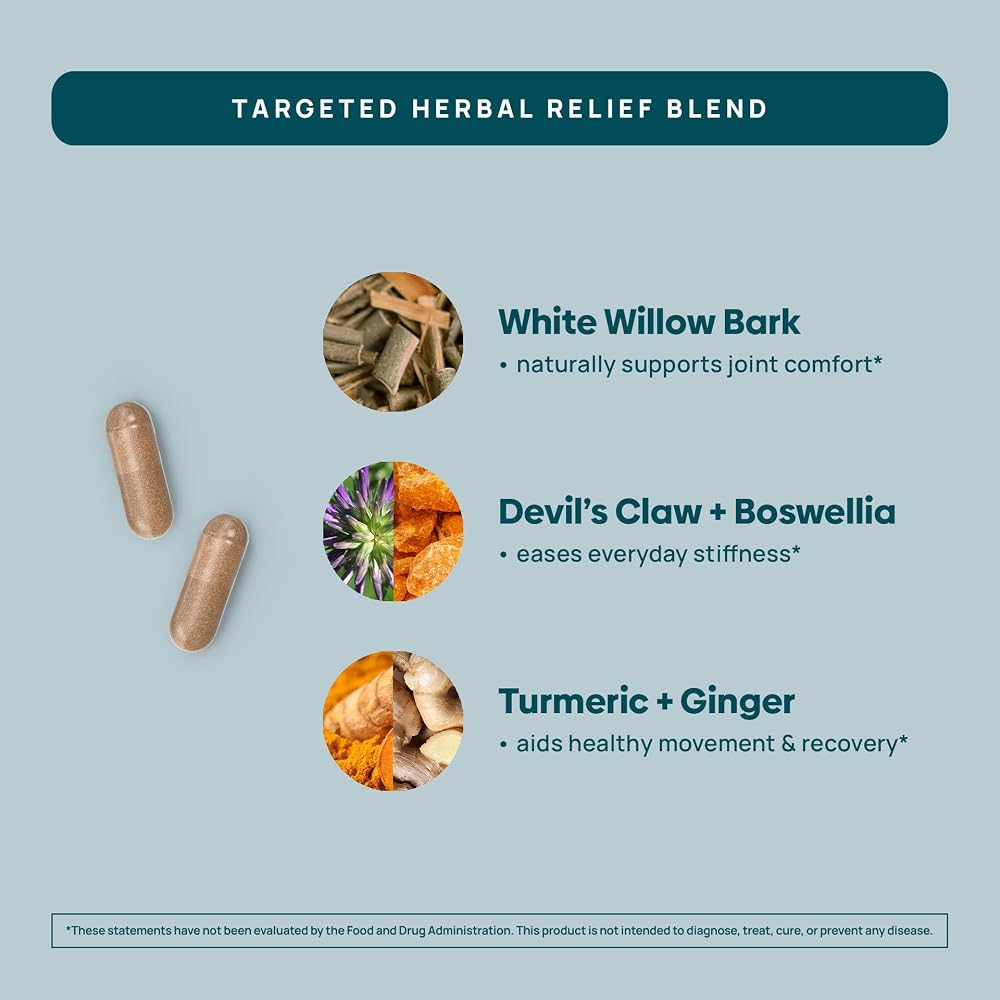 Stay-Well Naturals Pain Relief Herbal Blend - 120 Capsules - image 3