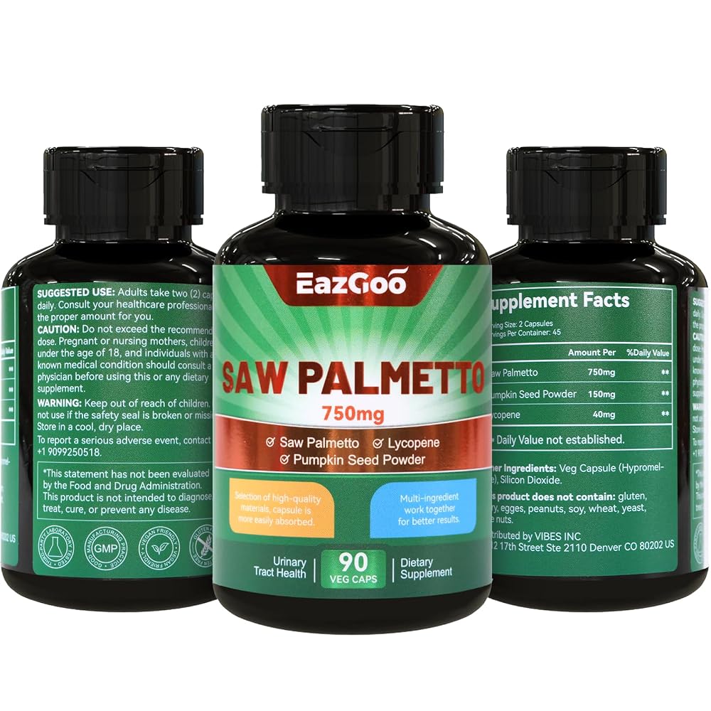 EAZGOO Saw Palmetto Supplement