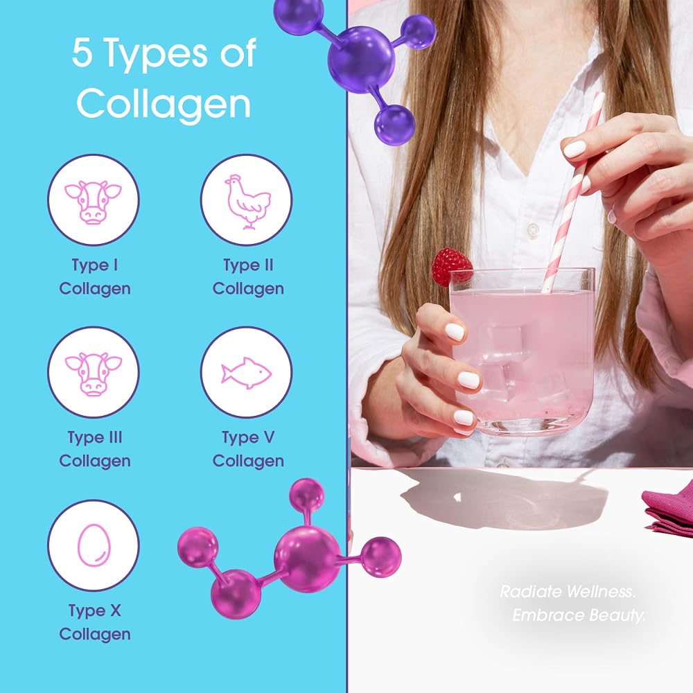 Obvi Hydration Powder with 5 Collagen Types & Hyaluronic Acid - 30 Servings - image 5