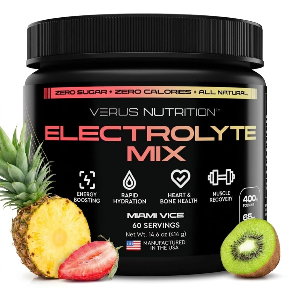 VERUS NUTRITION Electrolytes Powder No Sugar- Zero Calorie Hydration