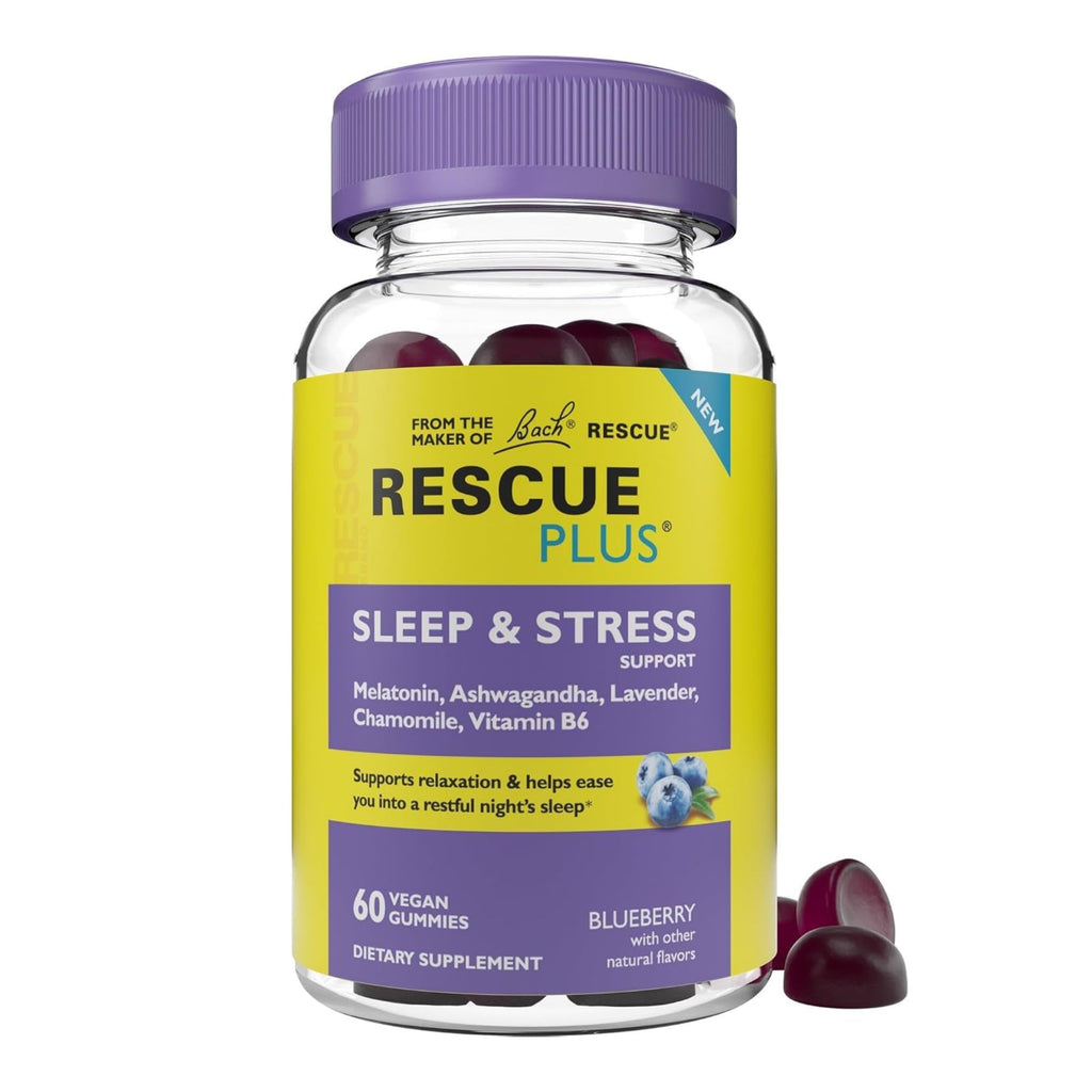 RESCUE Bach Plus Sleep & Stress Support Gummies