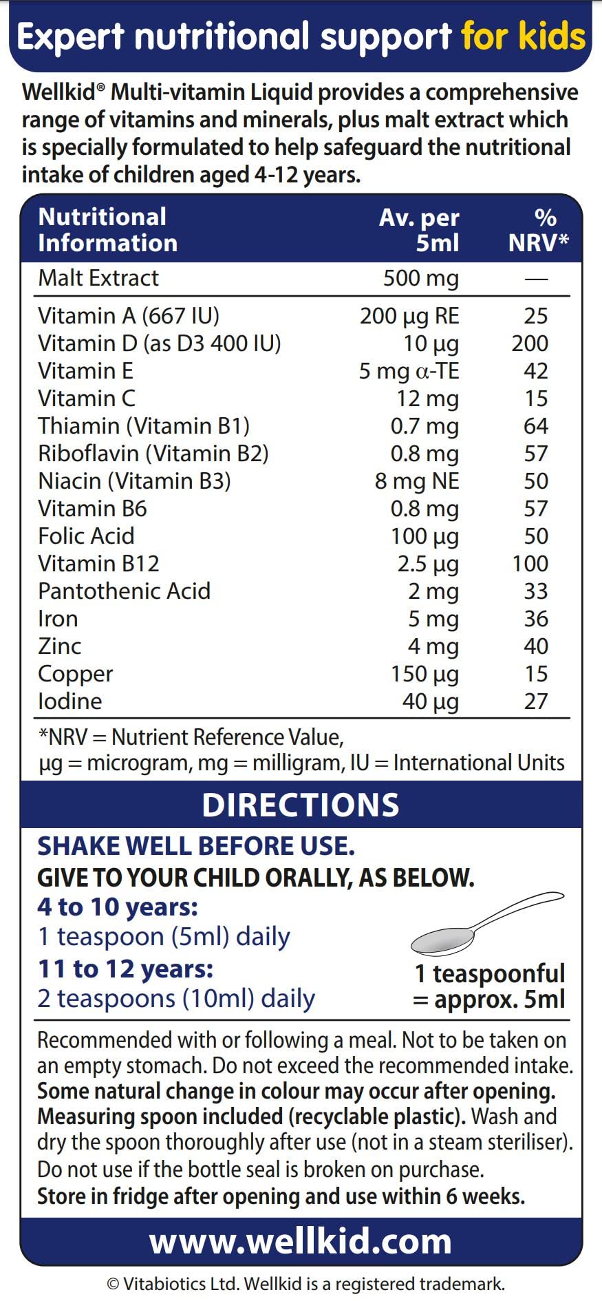 Wellkid Multi-Vitamin Liquid - 150ml - image 4