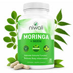 NIWALI Moringa Oleifera Leaf Nutritional Supplement - 90 Capsules