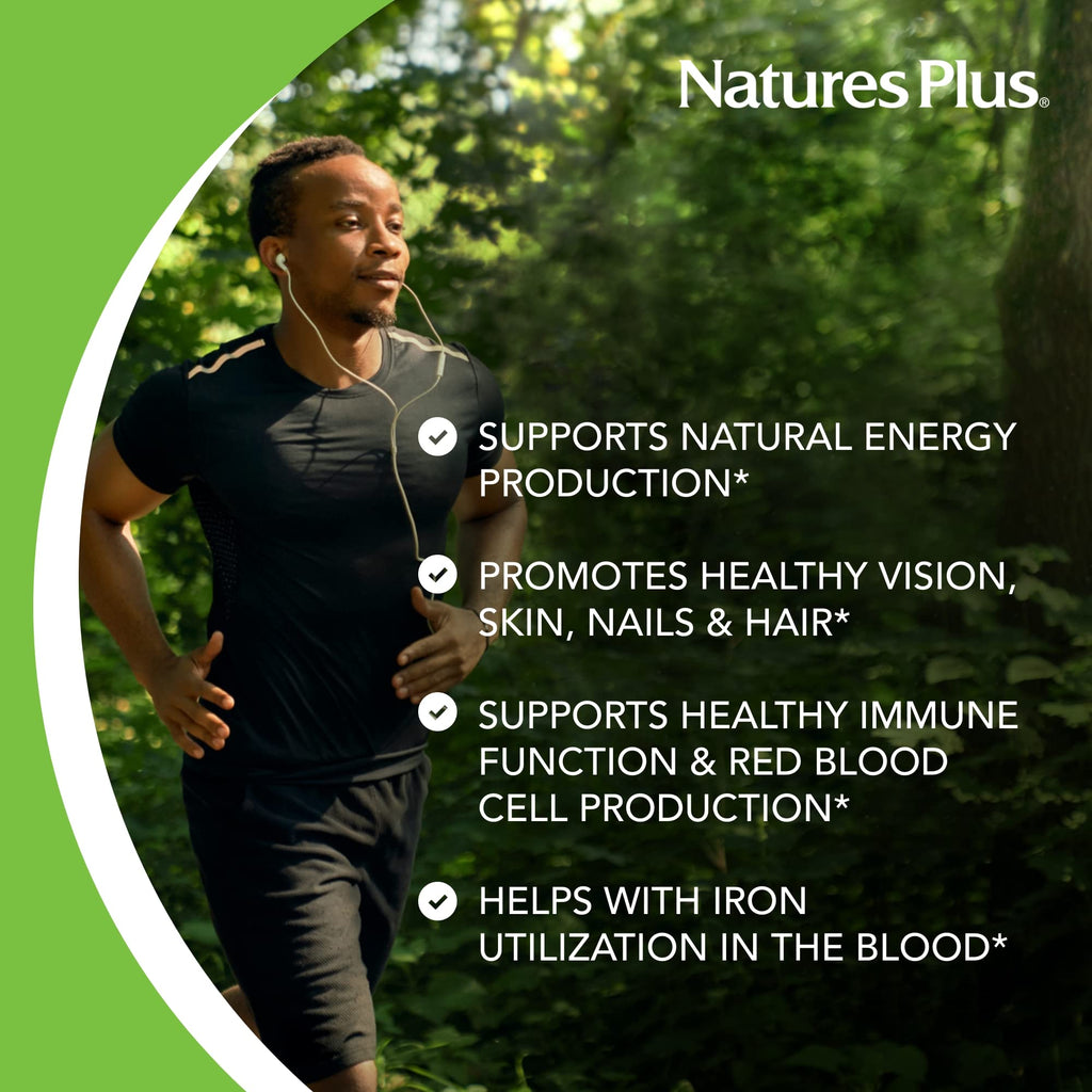 NaturesPlus Vitamin B2 100 mg - 90 Tablets - image 4
