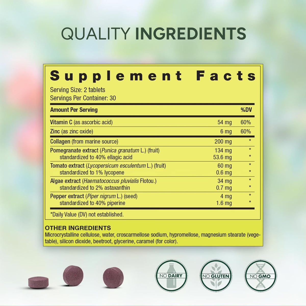 NEW NORDIC Skin Care Collagen Filler Tablets - 60 Count - image 7