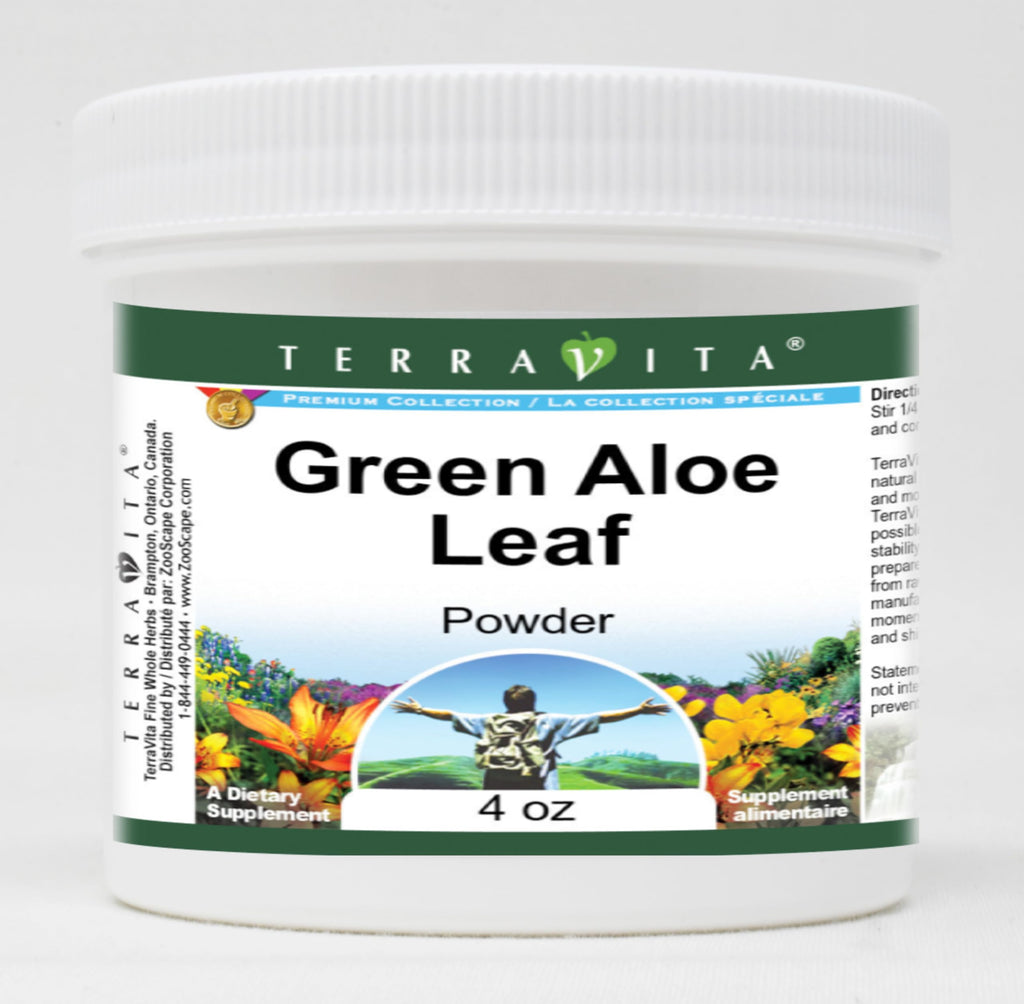 Terravita Green Aloe Leaf Powder - 4 oz