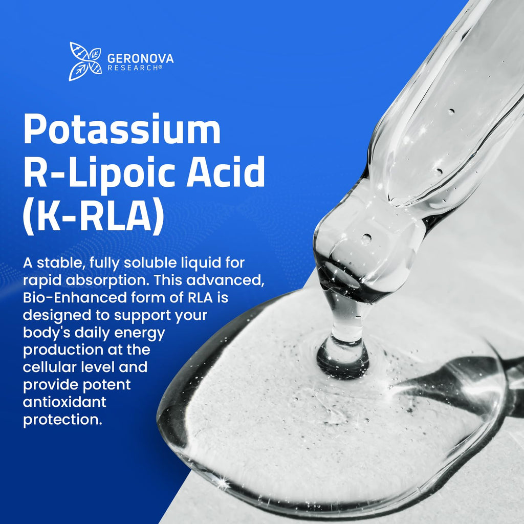 Geronova Research R-Lipoic Solution Liquid - 2 fl oz - image 3