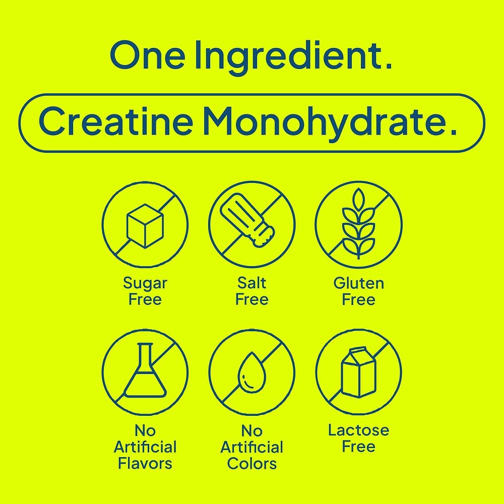 Nature's Wonder Micronized Creatine Monohydrate Powder - 90 Servings - image 2