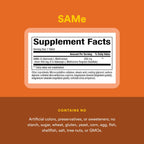 Natural Factors SAMe 200 mg Mood & Joint Support - 30 Tablets - image 4