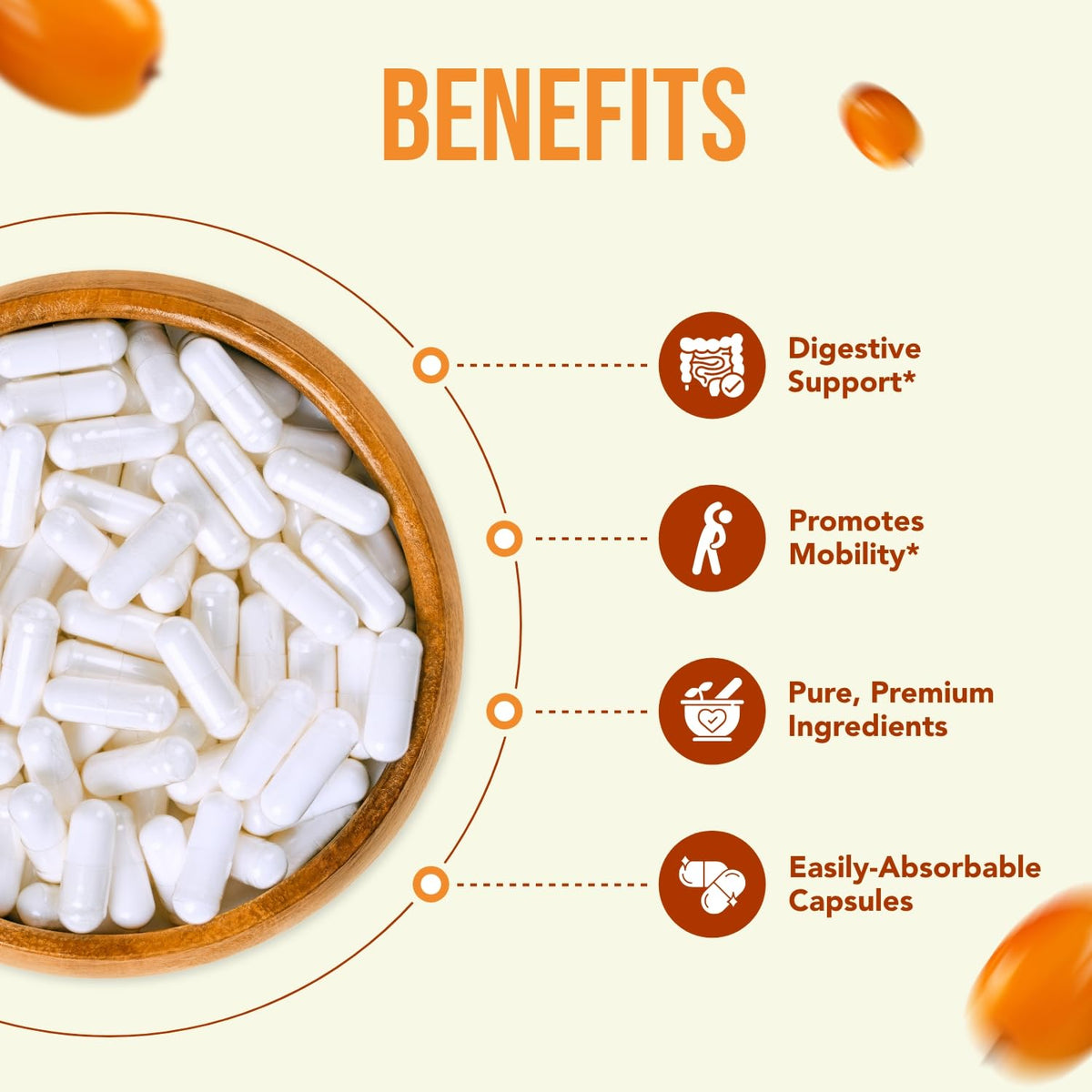 Healthy Way Pure Omega 7 Sea Buckthorn Oil - 200 Capsules - image 3