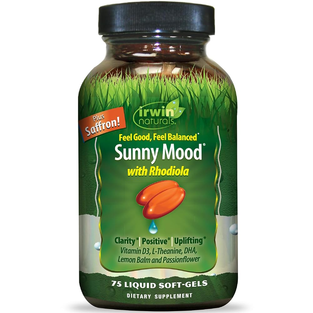 Irwin Naturals Sunny Mood Emotional Balance & Mood Support - 75 Softgels