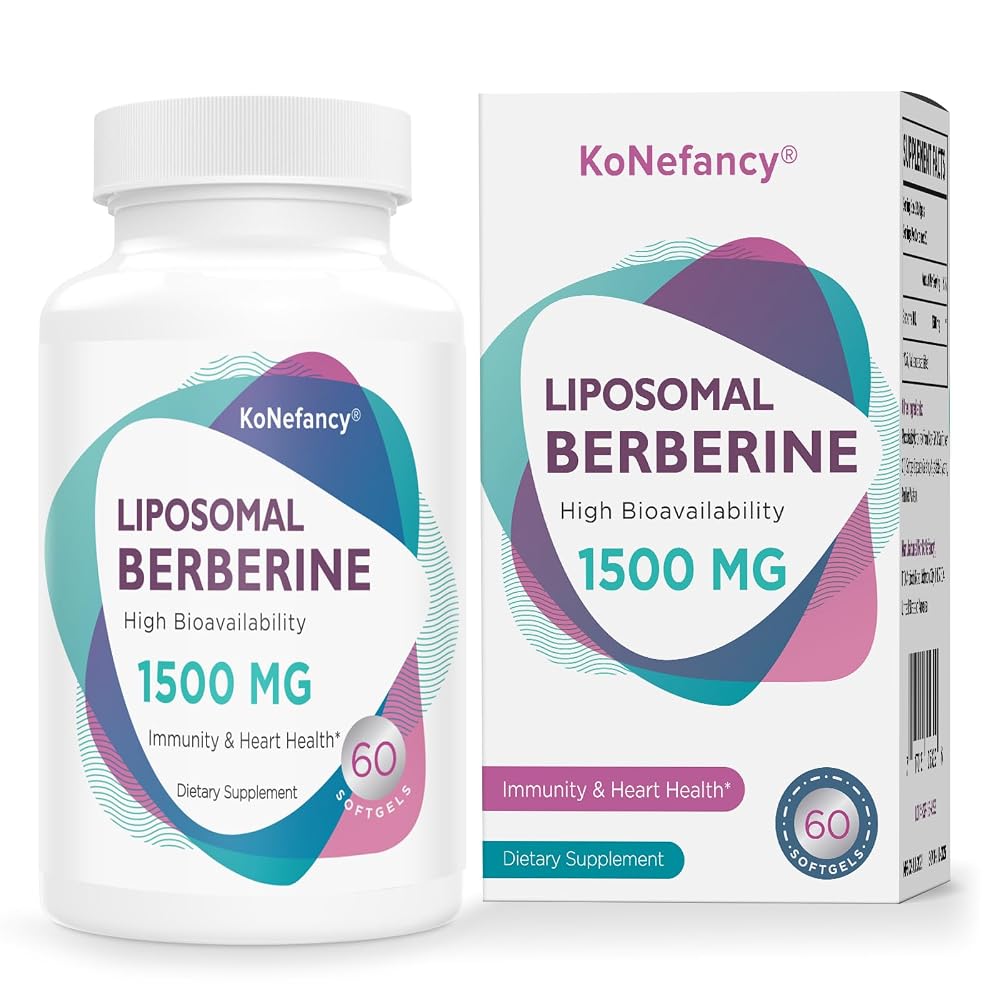 KoNefancy Liposomal Berberine Supplement 1500mg - Third Party Tested