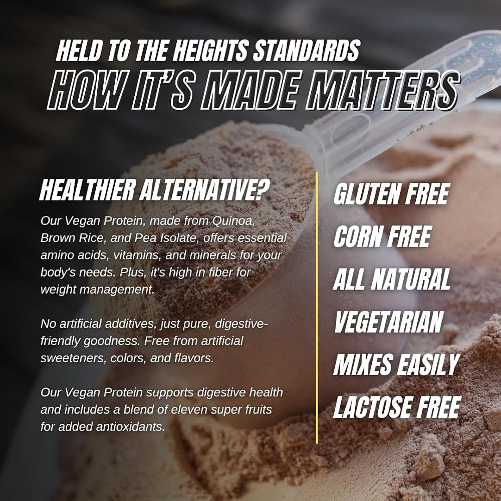 4D NUTRITION Vegan Plant Protein Powder Vanilla Milkshake - 28 Servings - image 6