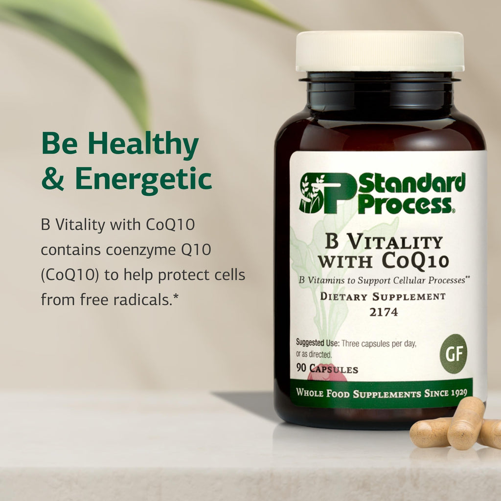 Standard Process B Vitality with CoQ10 B Vitamins - 90 Capsules - image 3