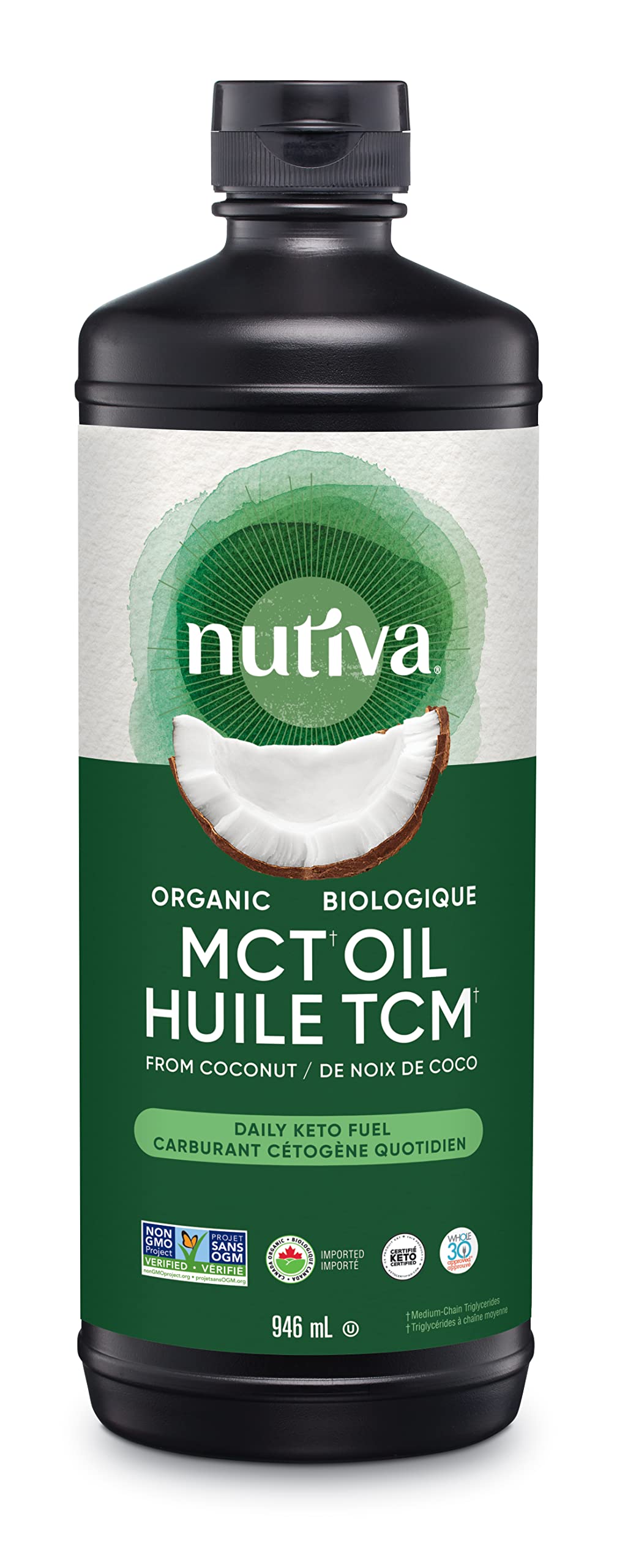 Nutiva Organic MCT Oil - 946 mL