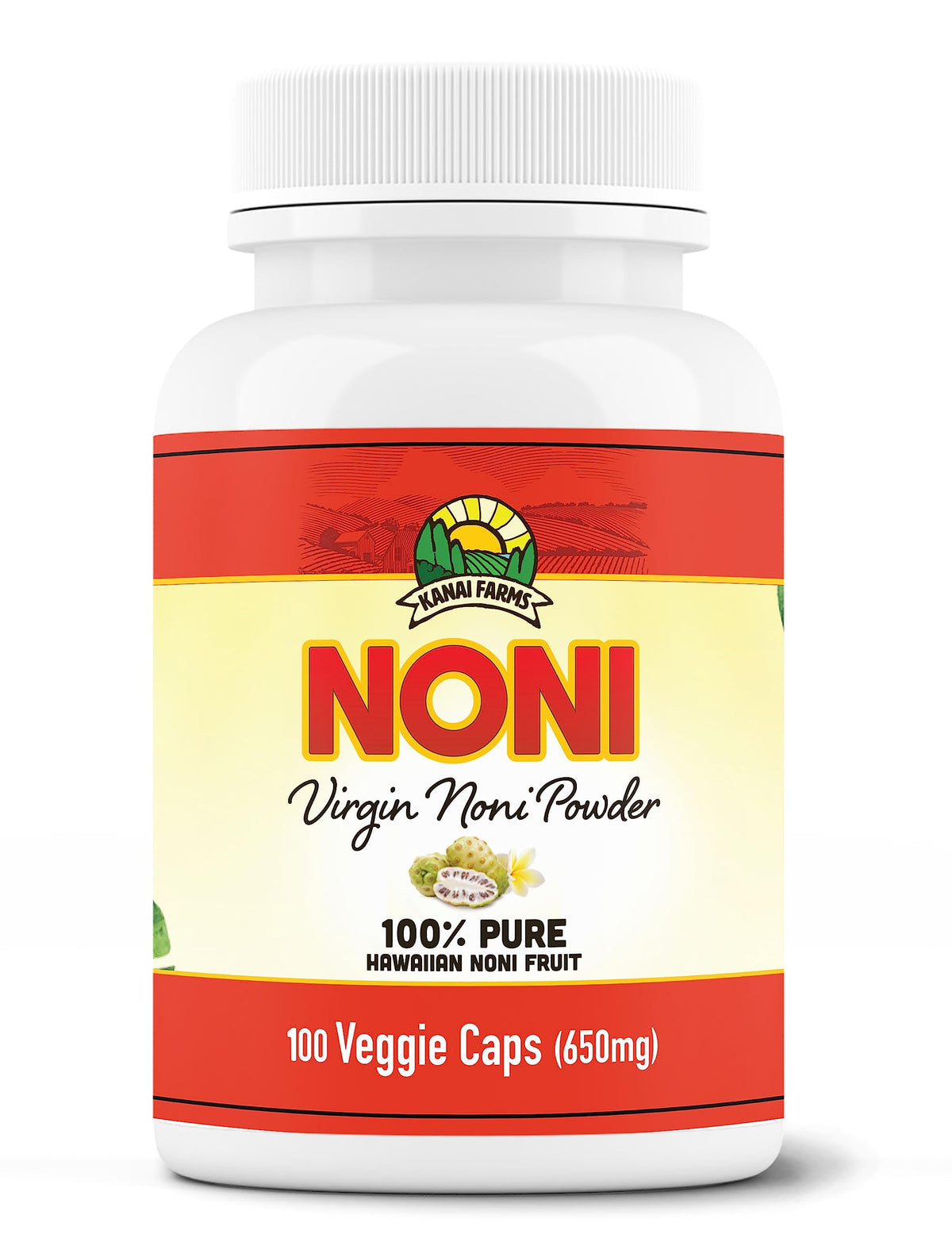 Kanai Farms Virgin Noni Powder 100% Pure Certified Organic