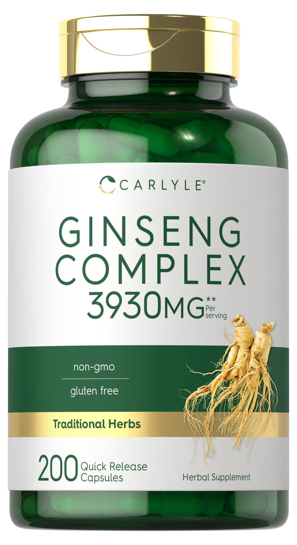 Carlyle Ginseng Complex Capsules - 200 Count