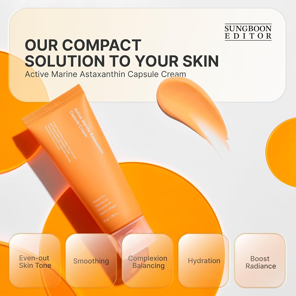SUNGBOON EDITOR Active Marine Astaxanthin Capsule Cream - 5.29 Fl Oz - image 2