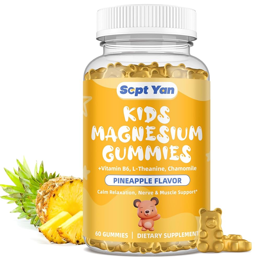 SEPT YAN Magnesium Gummies for Kids - Magnesium Citrate Supplement
