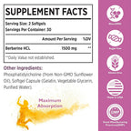 KoNefancy Liposomal Berberine Supplement 1500mg - Third Party Tested
