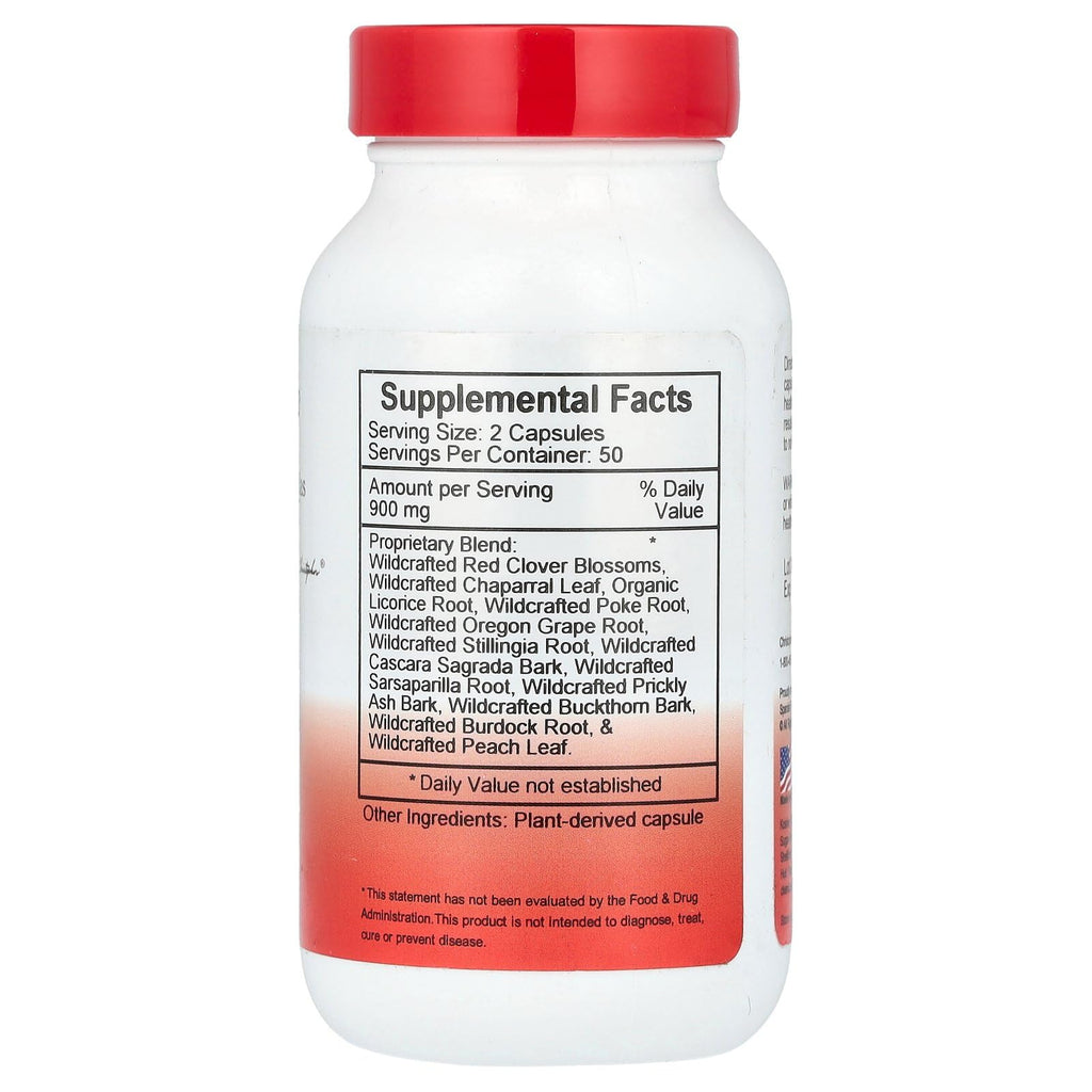 Christopher's Original Formulas Cleanse Blood Stream - 100 Vegetarian Capsules - image 2