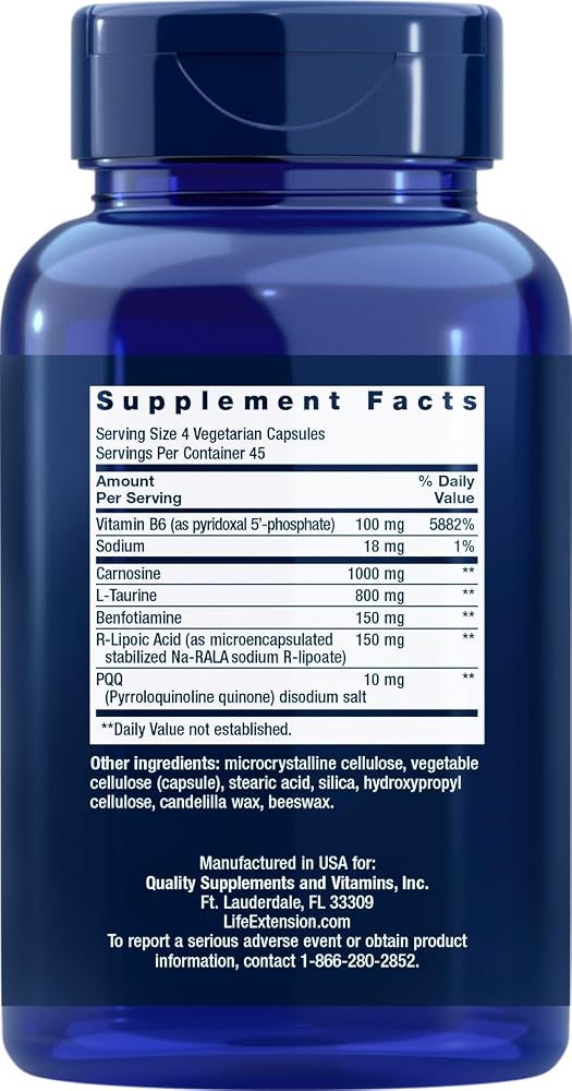 Life Extension Mitochondrial Energy Optimizer with PQQ - 180 Vegetarian Capsules - image 2