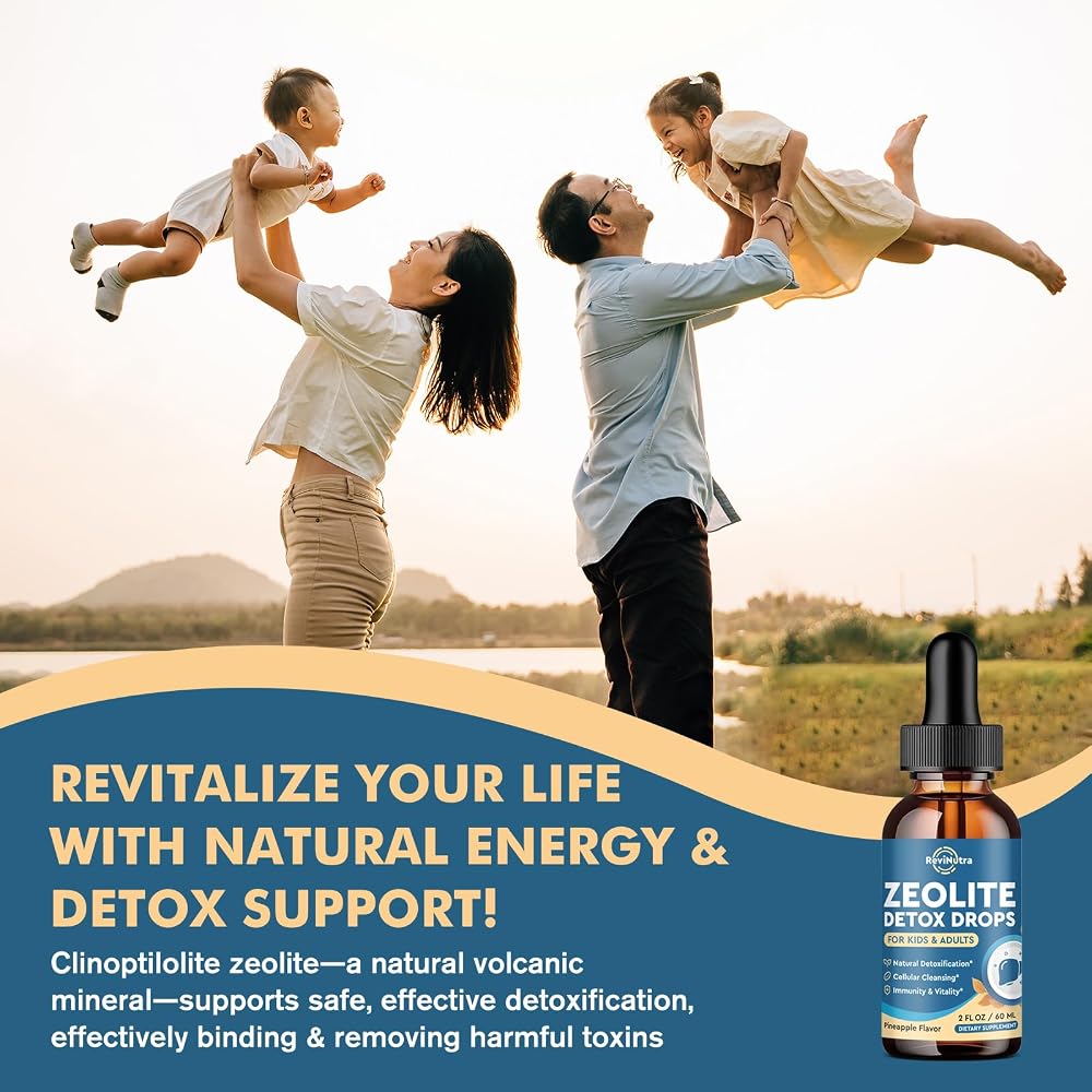 ReviNutra Zeolite Detox Liquid Drops with Chlorella & Vitamins - 2 Fl Oz - image 7