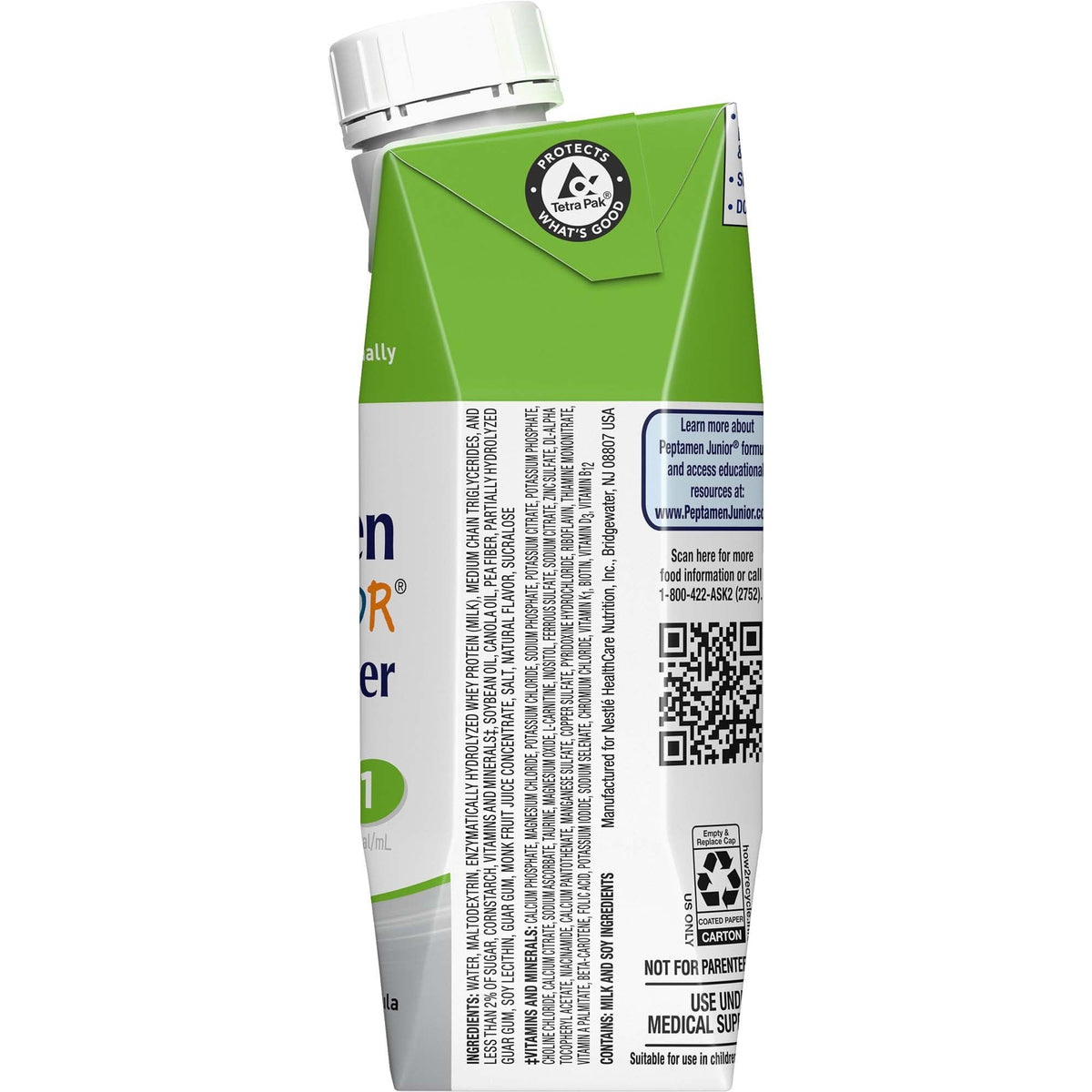 Peptamen Junior Fiber Vanilla Pediatric Formula - 24 Count - image 2