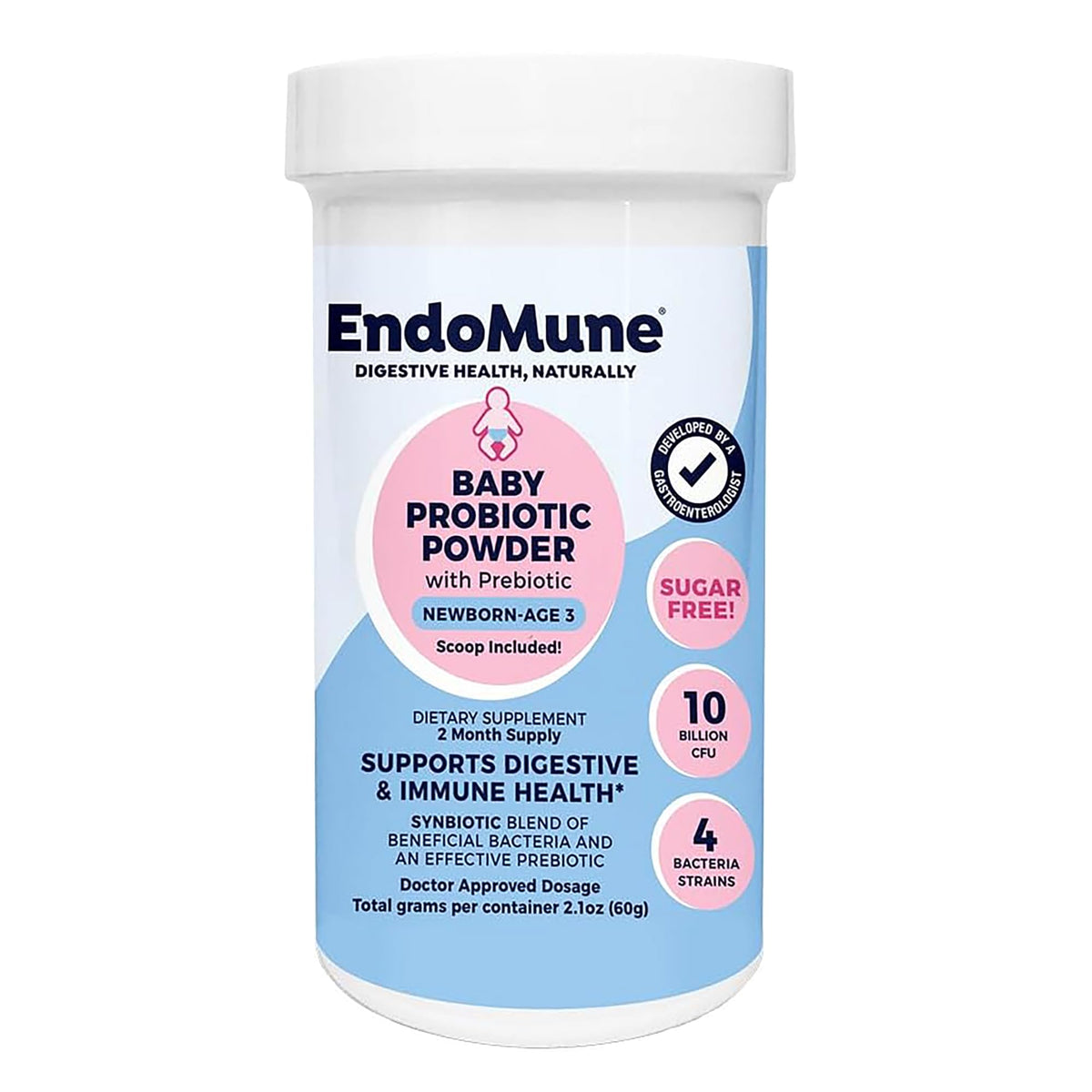 Endomune Jr Advanced Probiotic Powder for Infants - 2.1 oz