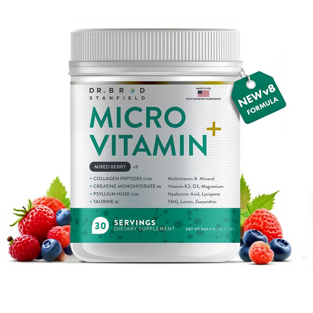 Dr Brad Stanfield Methylated Multivitamin + Collagen Peptides +
